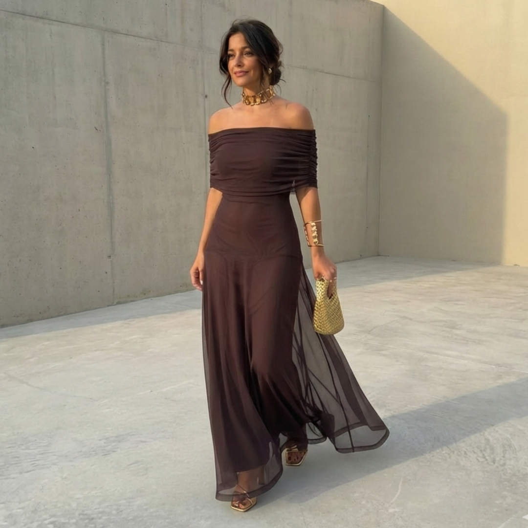 Harper - Flowing wide dress with elegant design