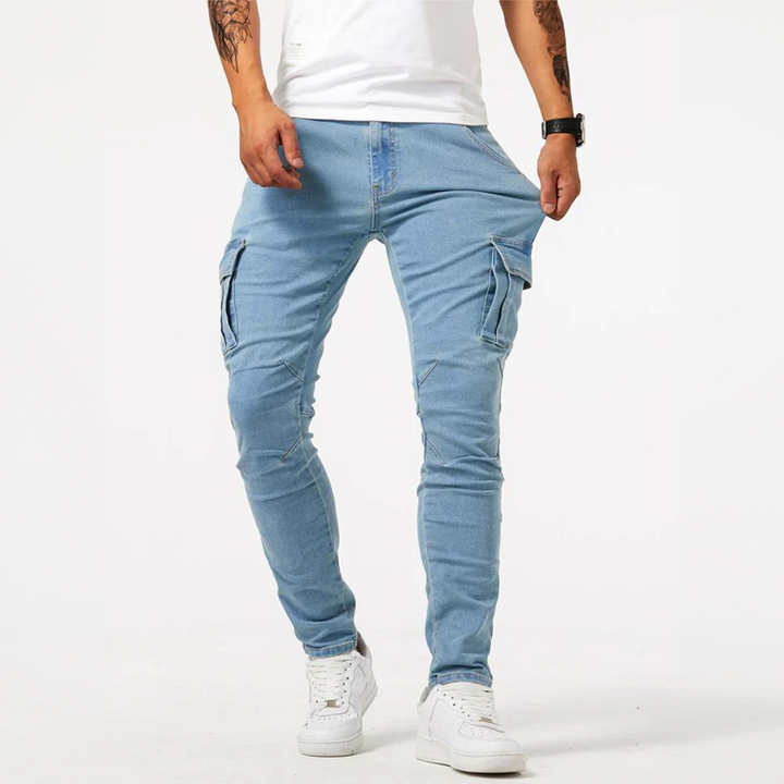 Decker | Denim Cargo Jeans