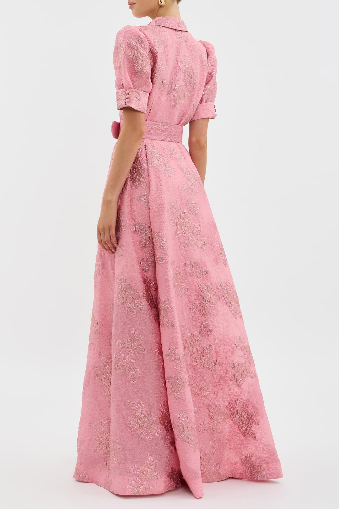 Anabella - Dress with Puff Short Sleeves