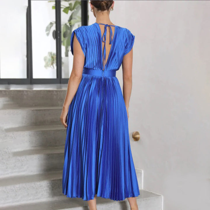 Abby | Timeless Pleated Midi Dress