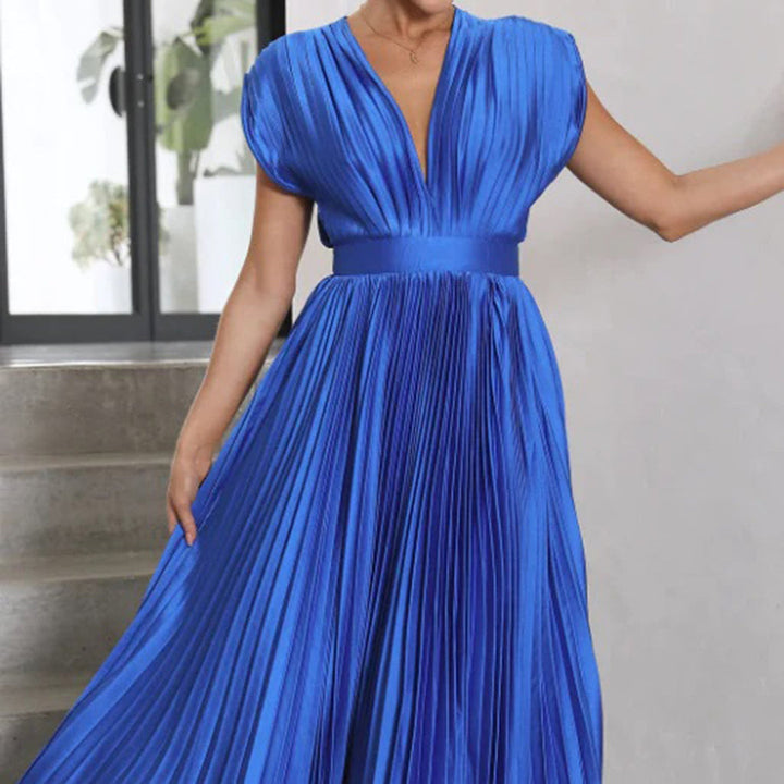 Abby | Timeless Pleated Midi Dress