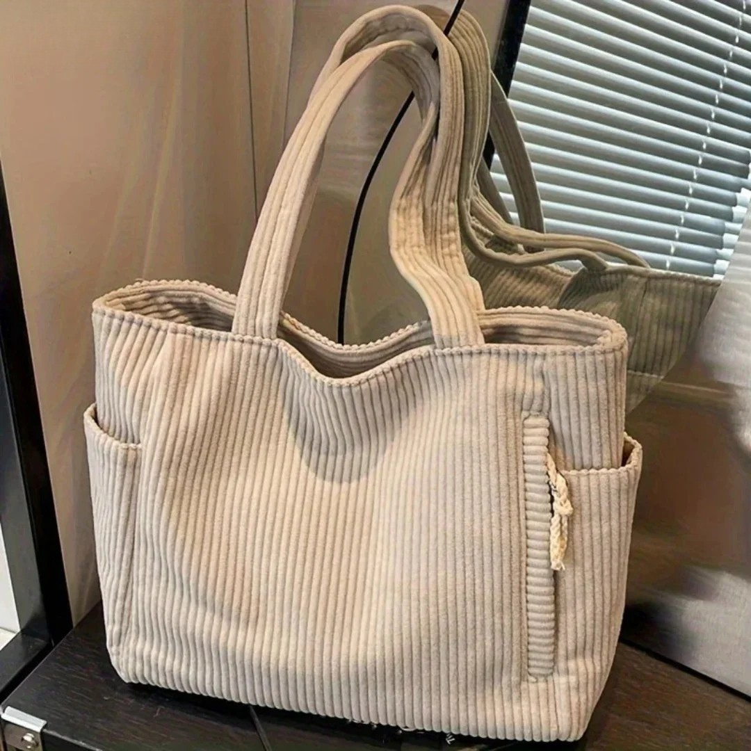 Ellie | Corduroy Tote Bag