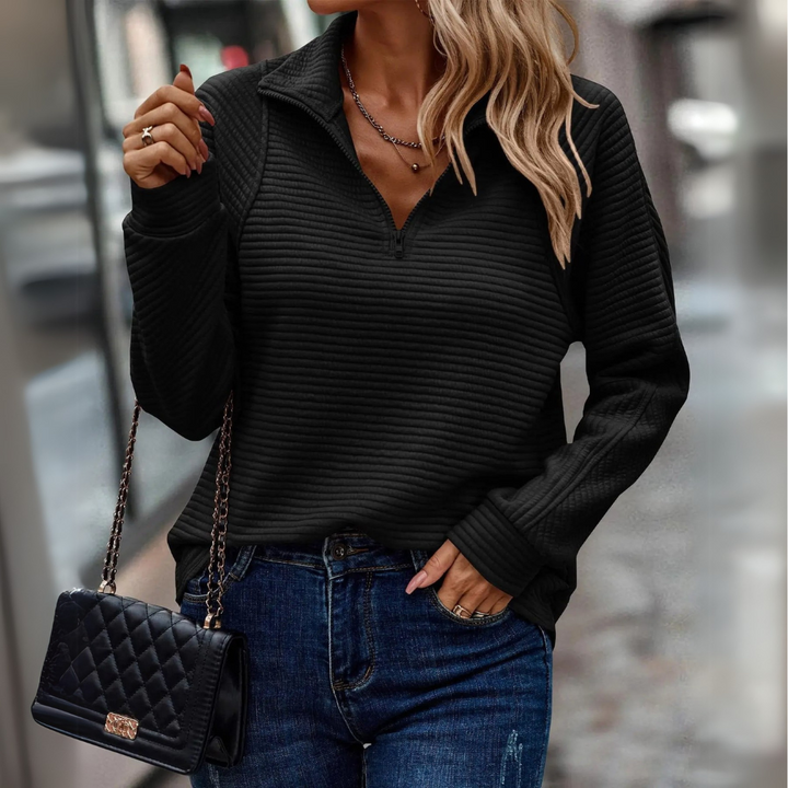Sutton | Half-Zip Detailed Pullover