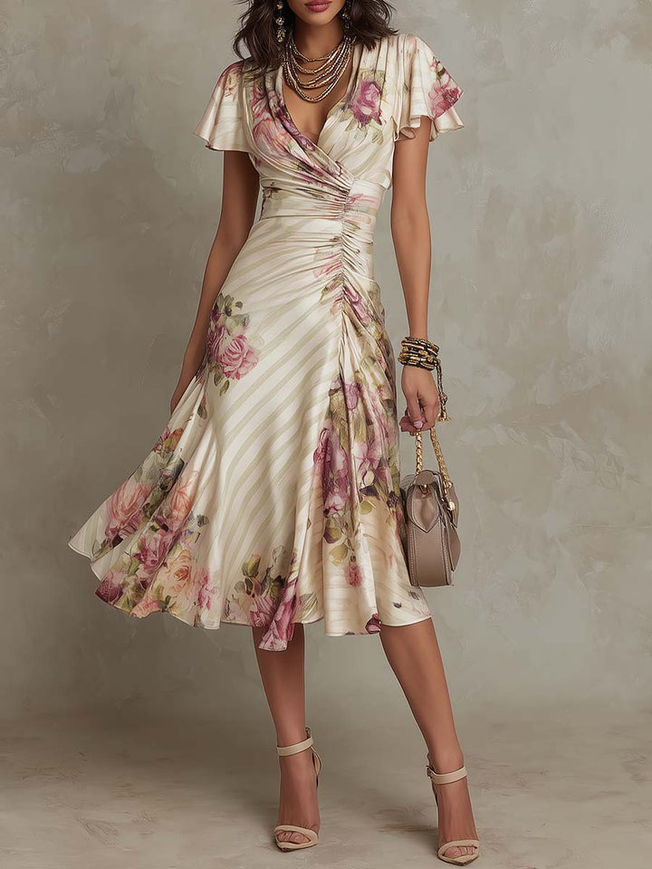 Alba | Elegant Midi Dress For Special Occasions