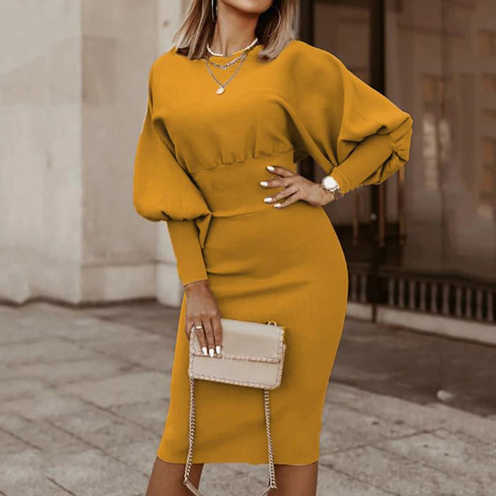 Beatrice | Elegant Puff Sleeve Dress