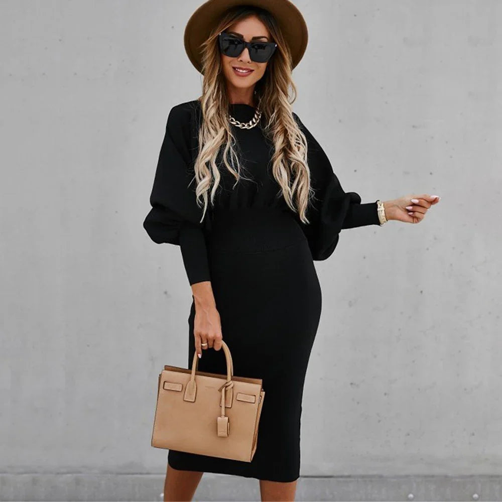 Beatrice | Elegant Puff Sleeve Dress