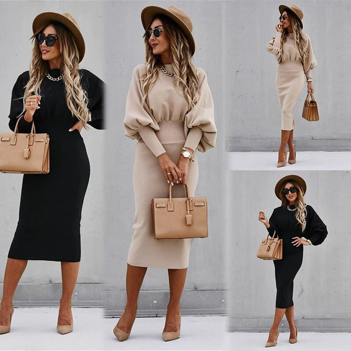 Beatrice | Elegant Puff Sleeve Dress