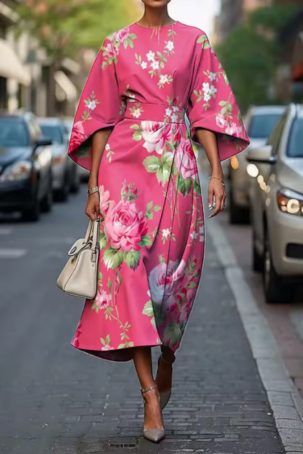 Rita | Elegant Floral Dress