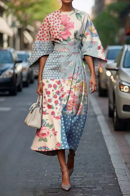 Rita | Elegant Floral Dress