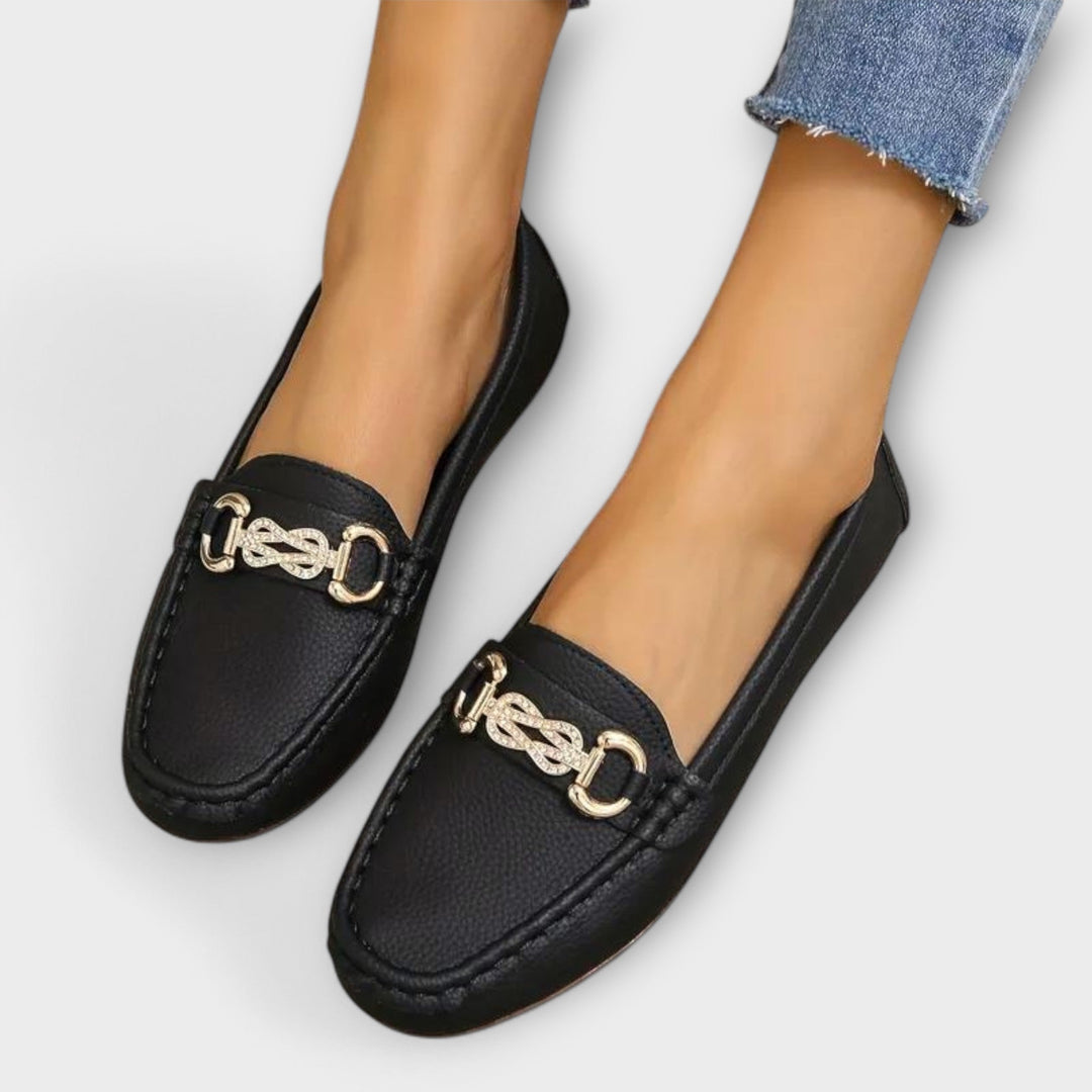 Ioana | Comfortable Leather Slip-On Loafers