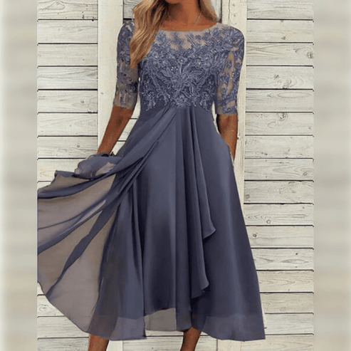 Nadia | Elegant Lace Evening Dress