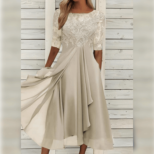 Nadia | Elegant Lace Evening Dress