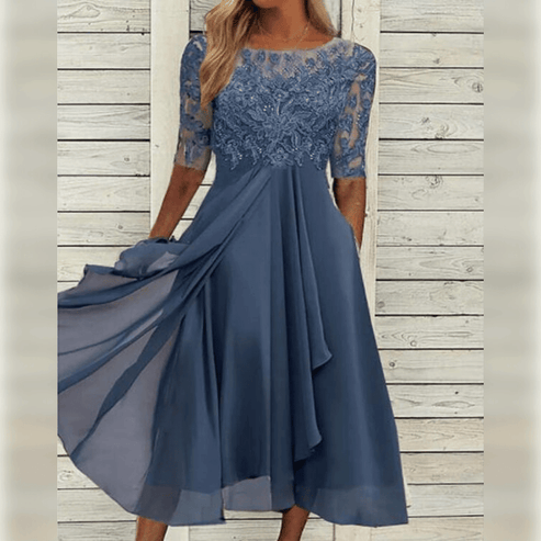 Nadia | Elegant Lace Evening Dress