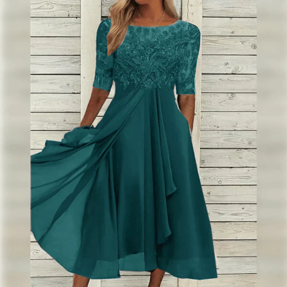Nadia | Elegant Lace Evening Dress