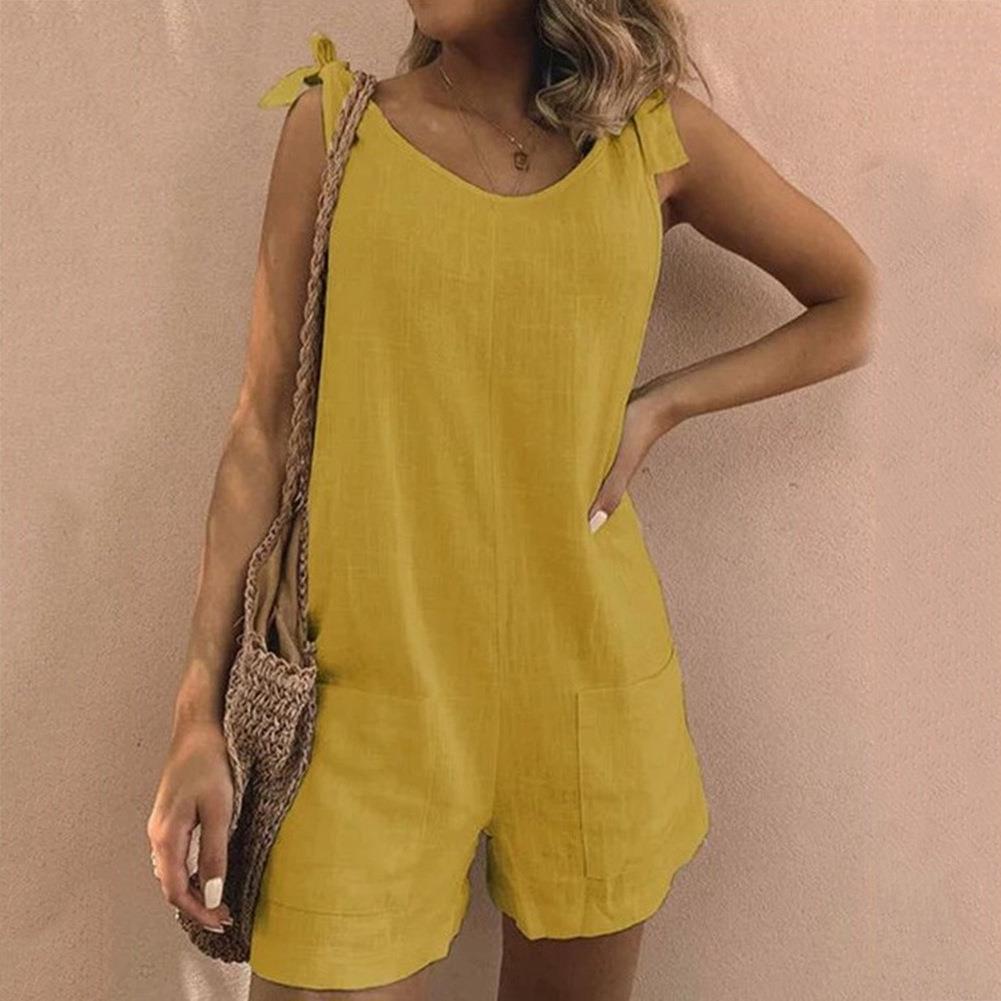 Callista | Bow Strap Pocket Playsuit