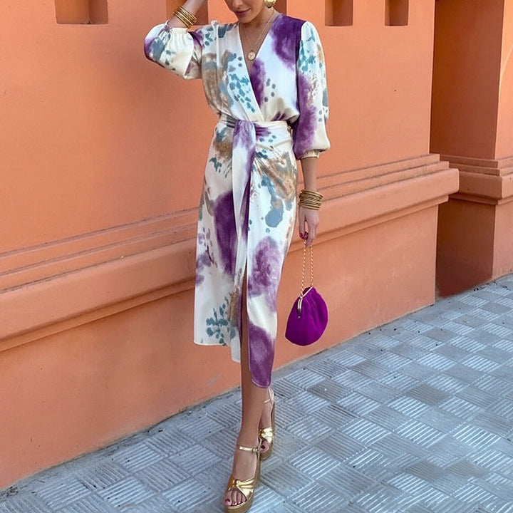 Rhonda | Elegant Midi Dress With Refined Details