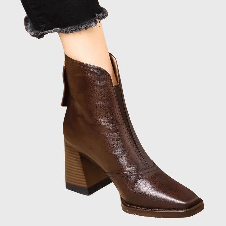 Mabel | Luxury Ankle Boots with Medium Heel