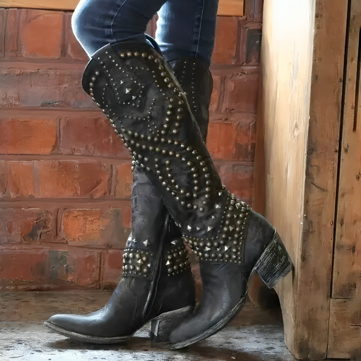 Lola | Western Knee-High Boots