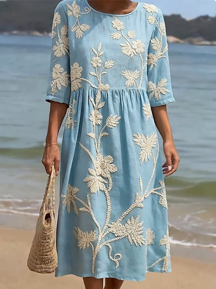 Scarlett | Casual Women's Dress with Floral Print