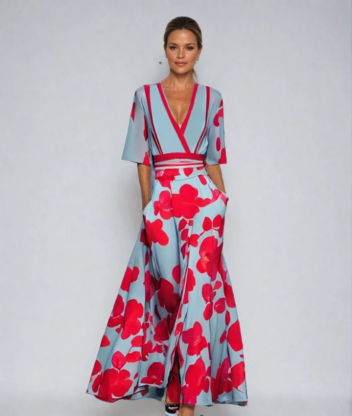 Uma | Flattering A-Line Floral Dress