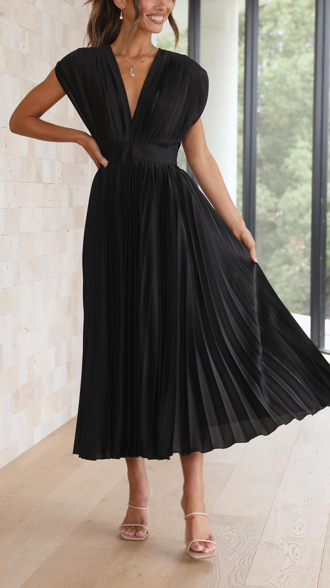 Tamara | Elegant Pleated Dress For Every Occasion
