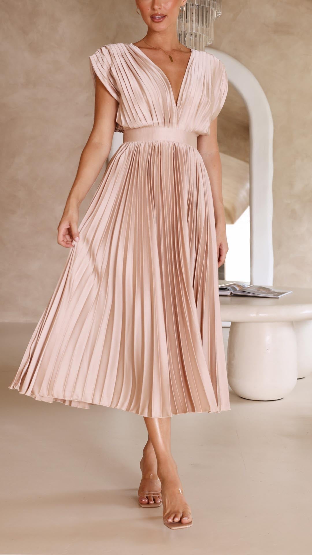 Tamara | Elegant Pleated Dress For Every Occasion