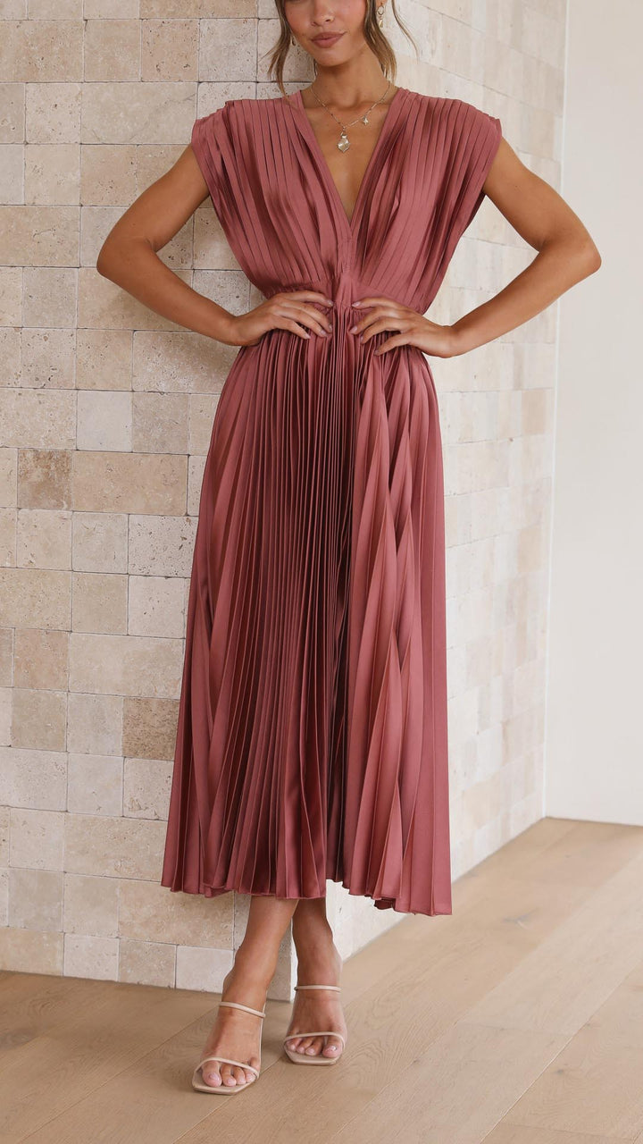 Tamara | Elegant Pleated Dress For Every Occasion