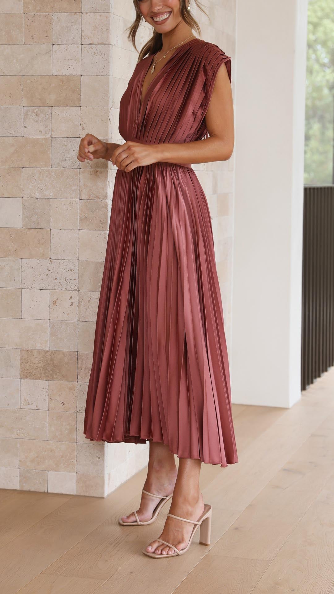 Tamara | Elegant Pleated Dress For Every Occasion