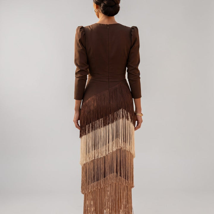 Sofia | Flowy Fringe Dress For Movement