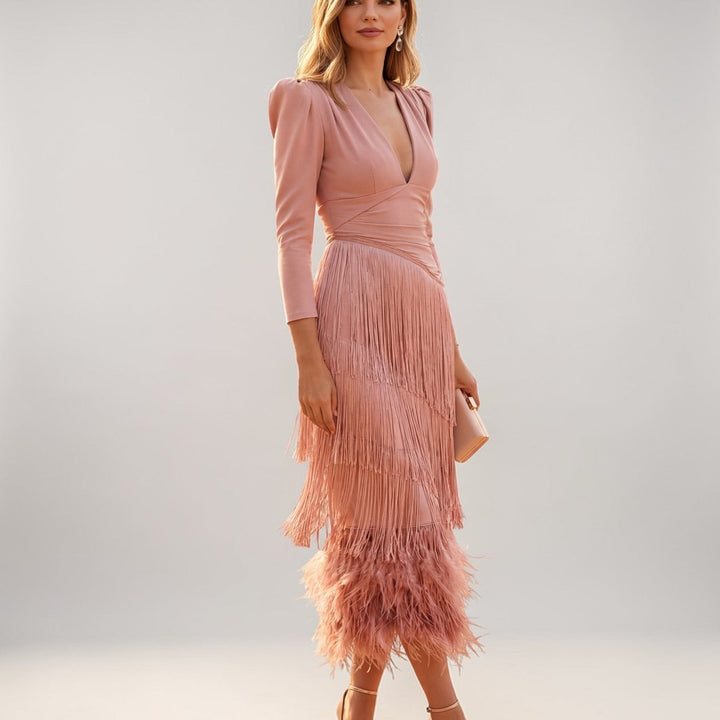 Sofia | Flowy Fringe Dress For Movement