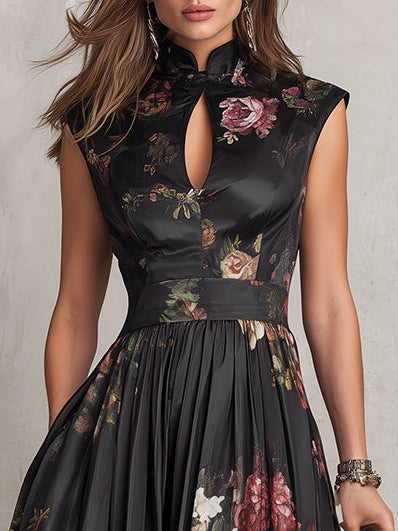 Violette | Elegant Midi Dress With Statement Details