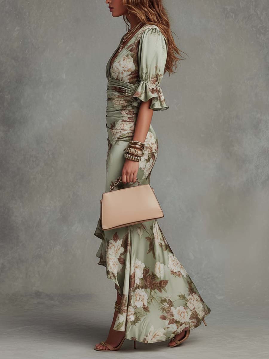 Yara | Elegant Asymmetrical Evening Dress