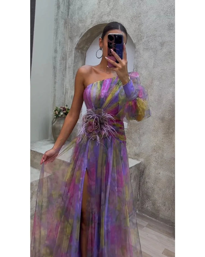 Katie | Asymmetrical Cut Statement Dress
