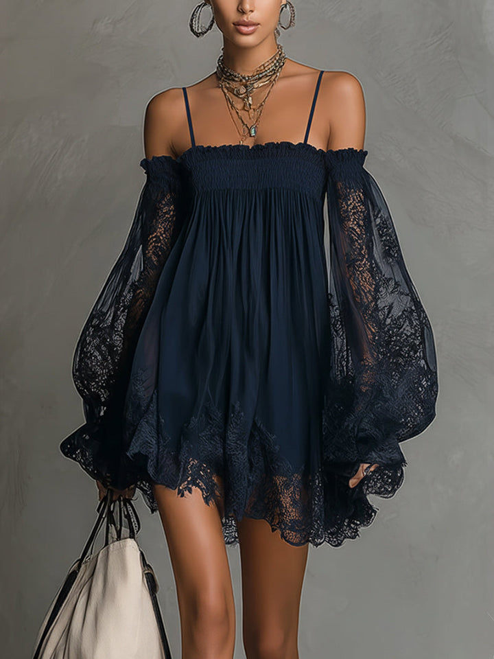 Naomi | Elegant Sheer Mini Dress