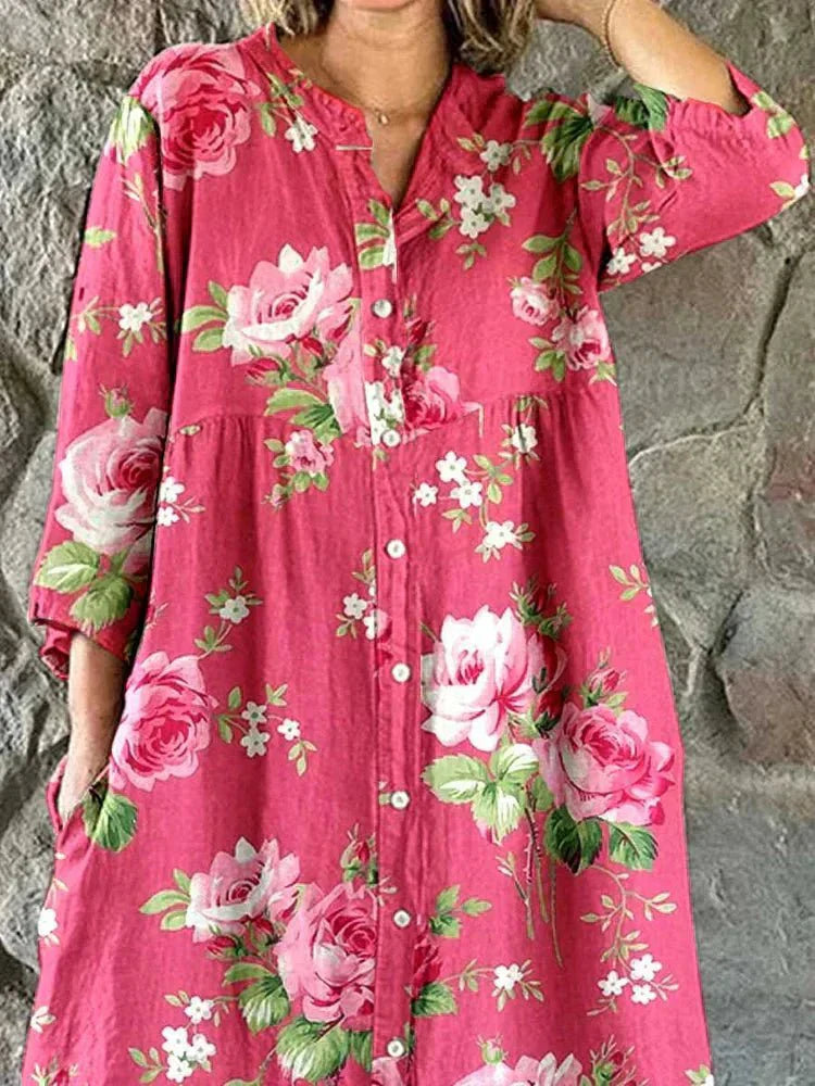 Maddie | Timeless Floral Print Dress