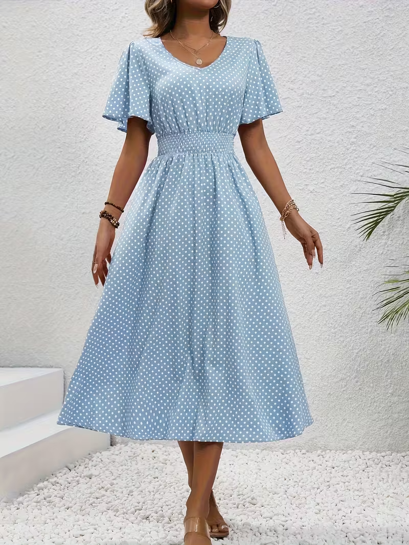Casey | Timeless Polka Dot Elegance