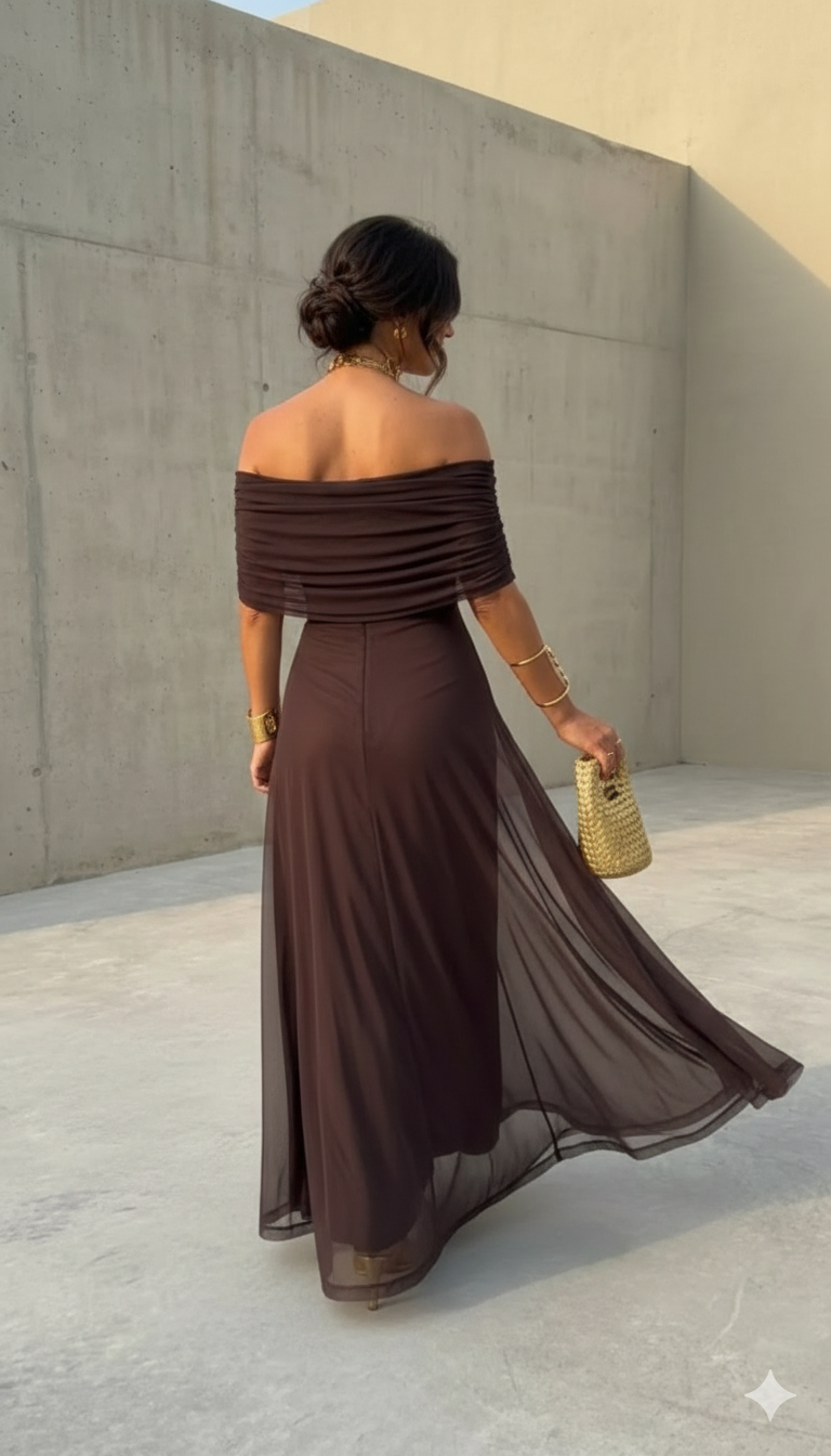 Harper - Flowing wide dress with elegant design