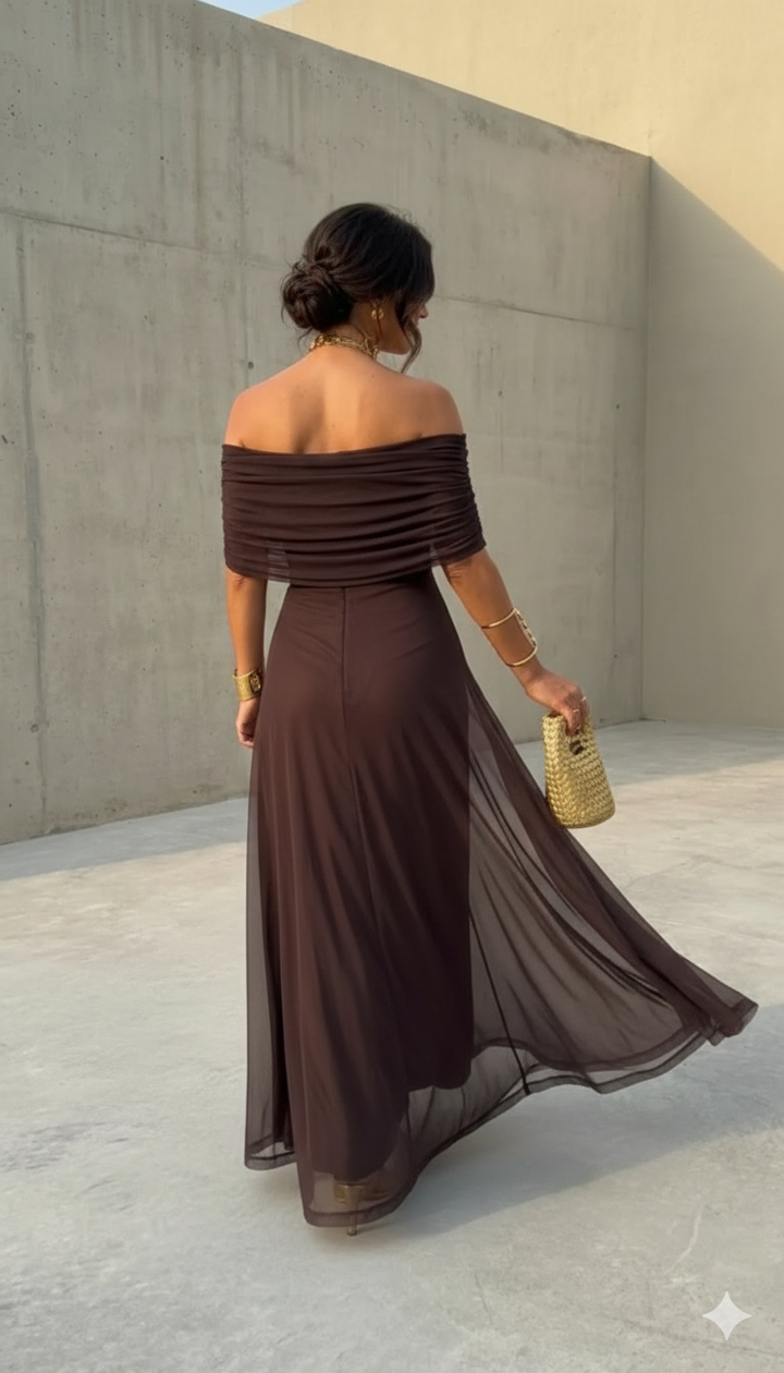 Harper - Flowing wide dress with elegant design