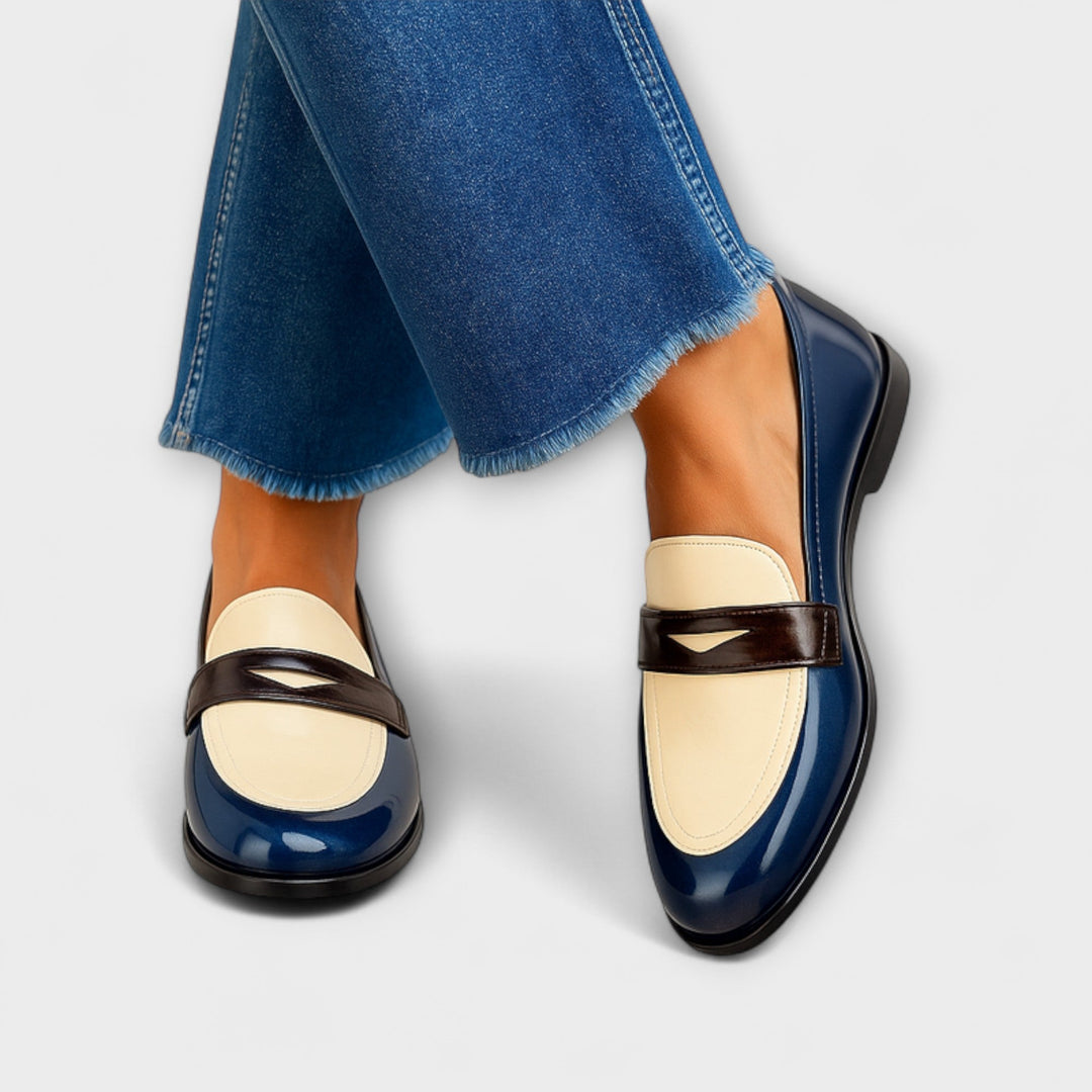 Roxana | Sophisticated Bicolor Loafer