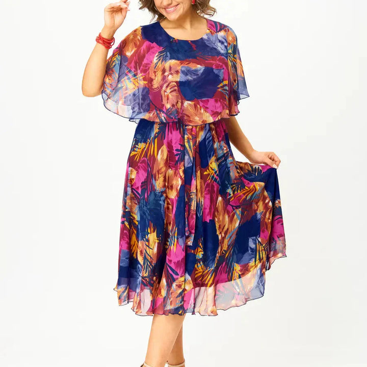 Destiny | Comfortable Plus Size Chiffon Dress