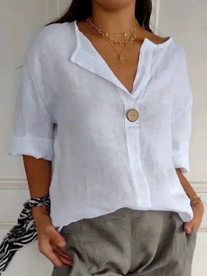 Carla | Casual V-Neck Blouse