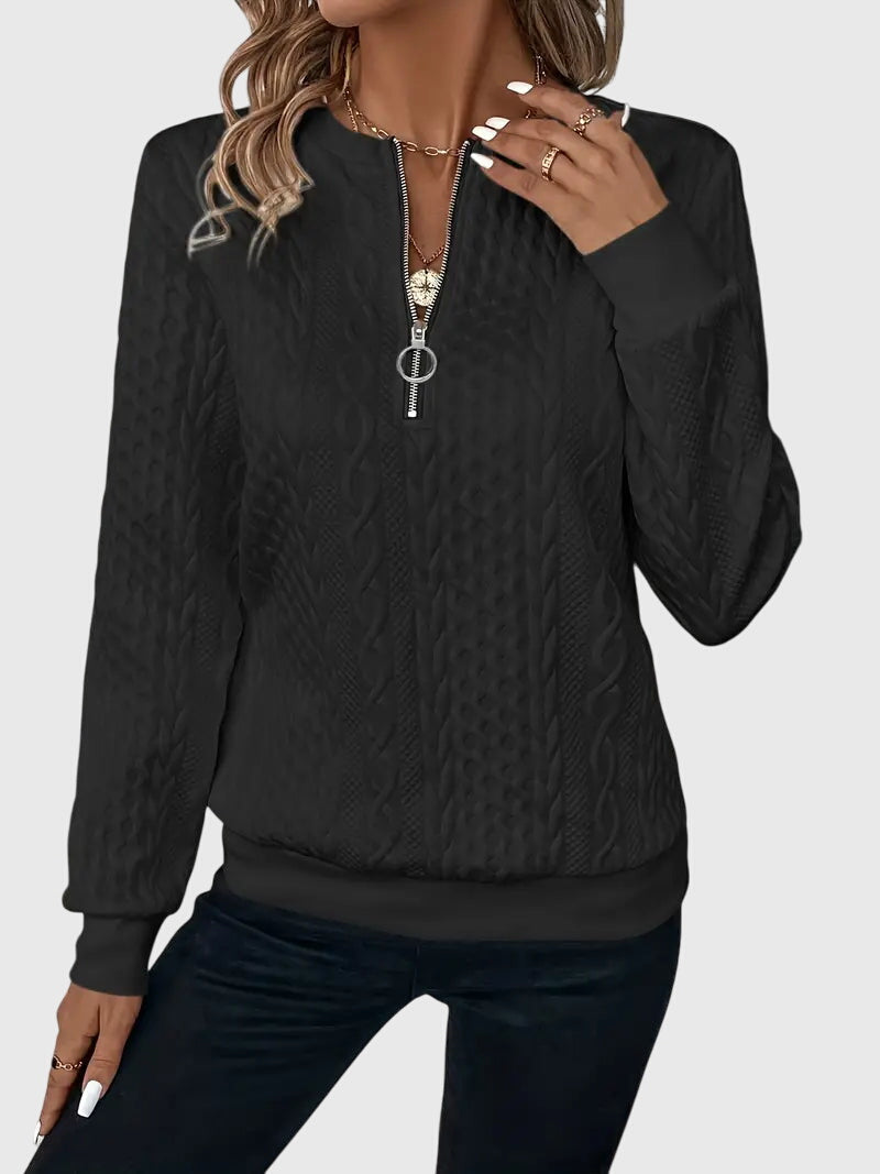 Harmony | Sweater with Zipper