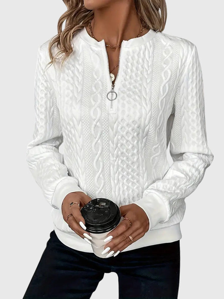 Harmony | Sweater with Zipper