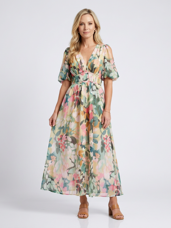 Ruby | Comfortable Midi With Flattering Gathers