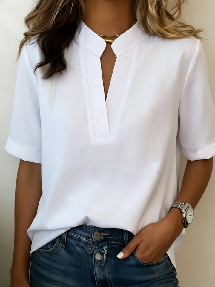 Emily | Relaxed Short Sleeve Shirt