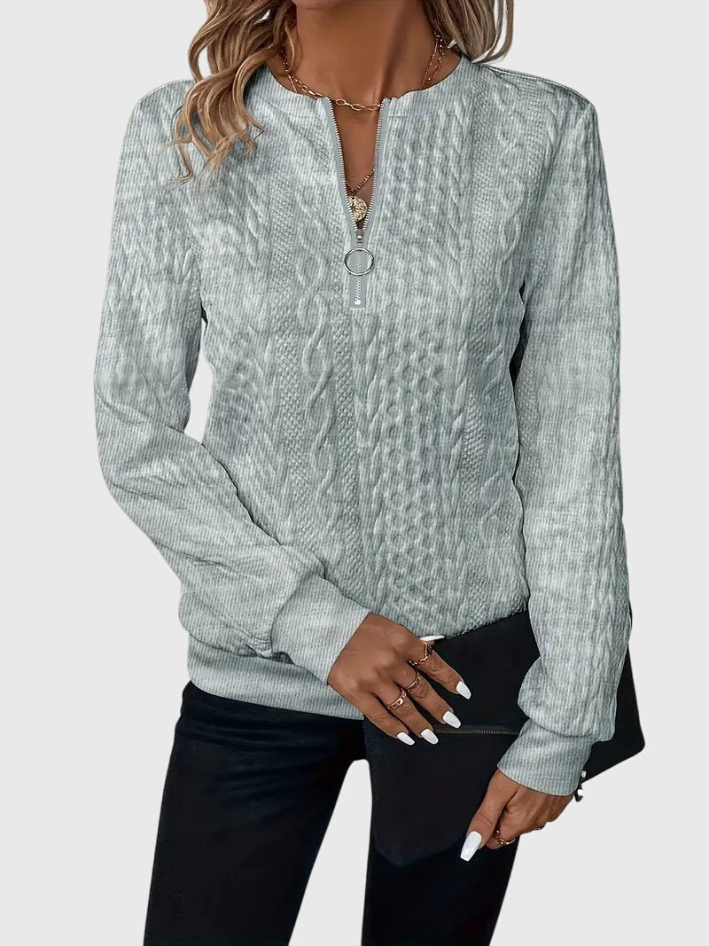 Harmony | Sweater with Zipper