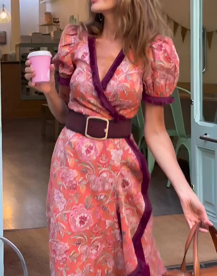 Briar | Pink Elegant Maxi Dress