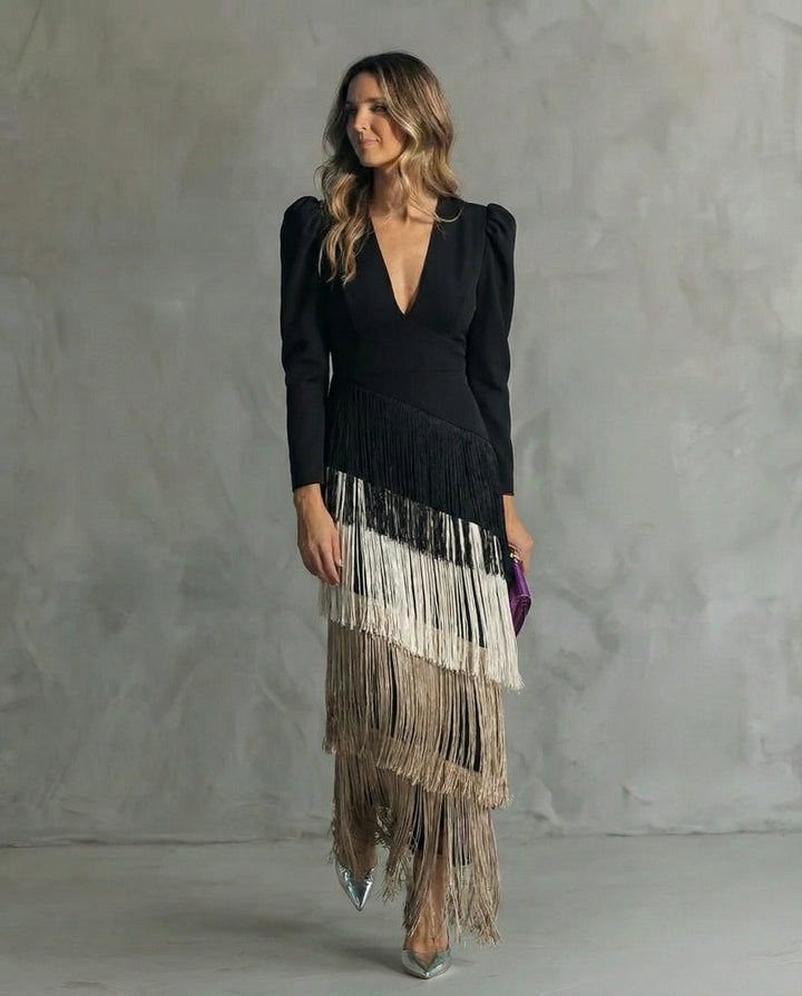 Molly | Elegant Dress With Statement Sleeves