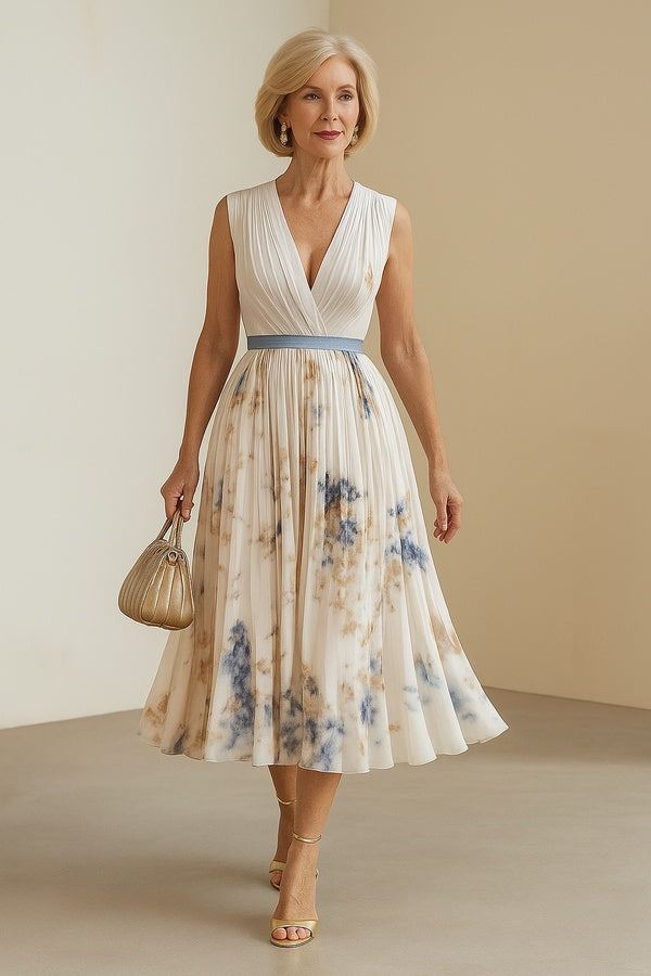 Yara | Timeless Pleated Maxi Dress