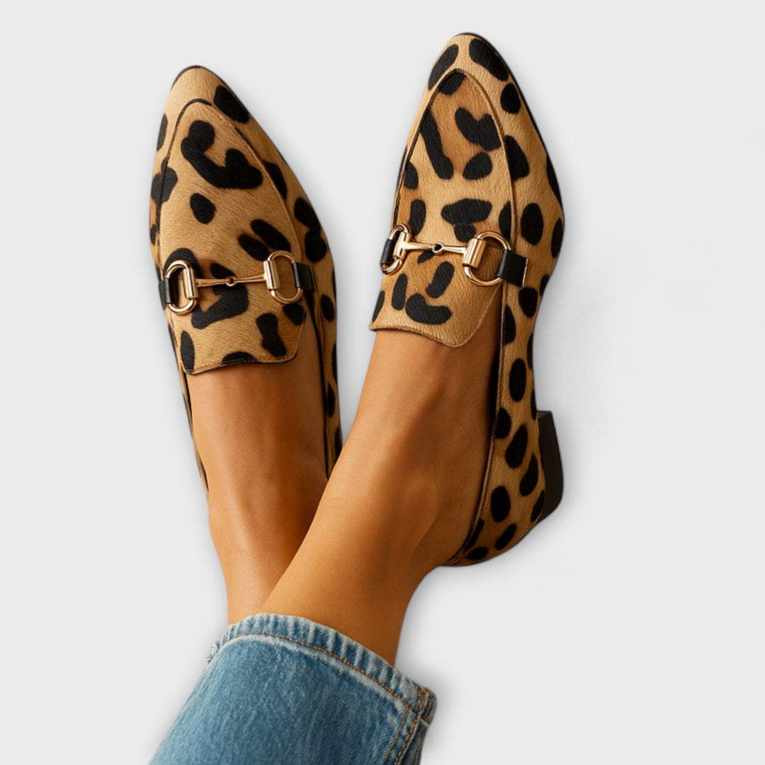 Raluca | Expressive Loafers With Buckle Detail